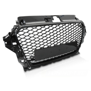 Grelha Audi RS3 QUATTRO A3 8V 12-16 Preto Brilhante