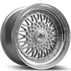 Jantes Forzza Malm 7x15 4x100 4x108 ET25 74,1 cinza e polido