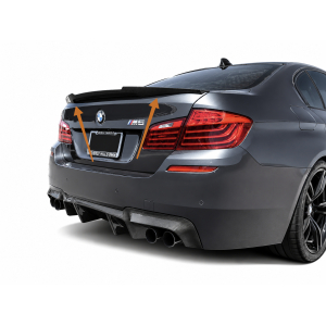 Aileron / spoiler de mala Bmw F10 M4 preto brilhante10-17